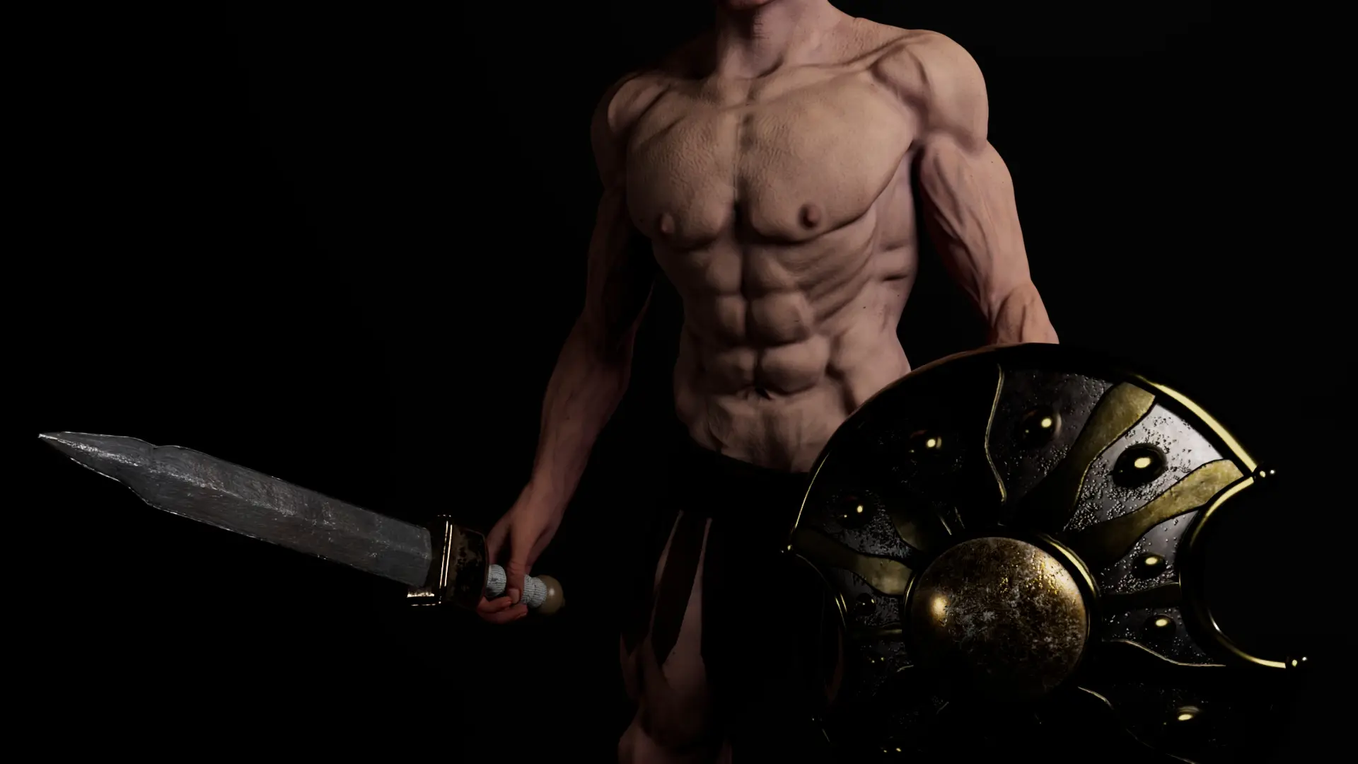 Gladiator Character — Full Pipeline