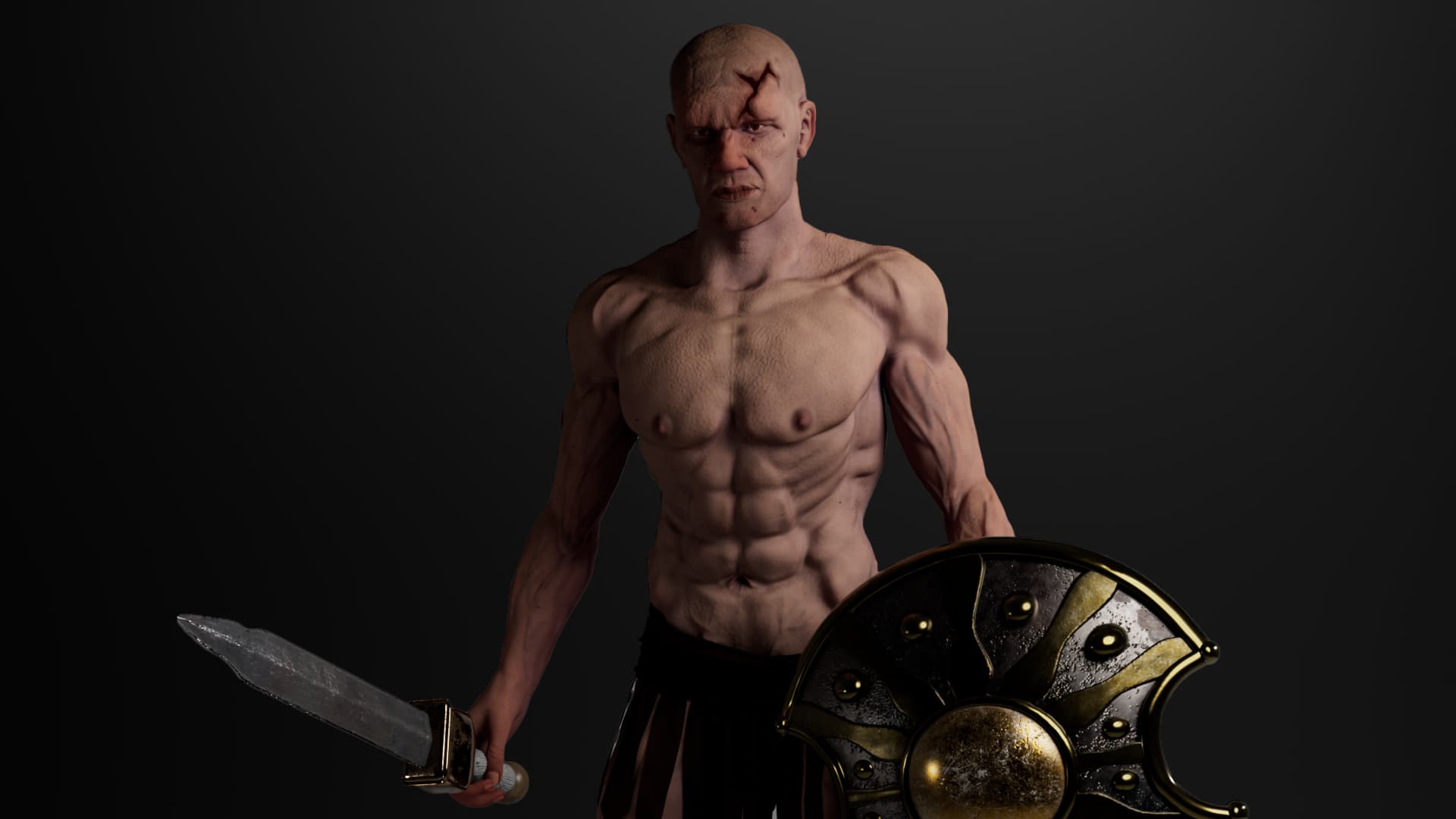 Gladiator Character — Full Pipeline