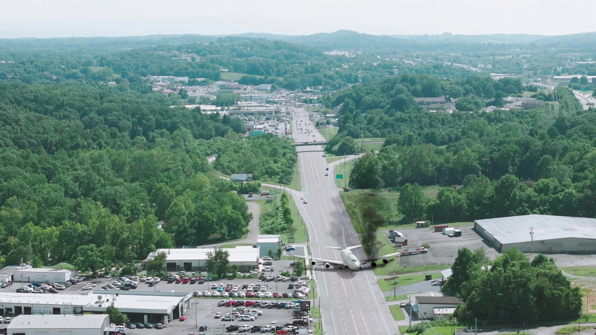 Plane Crash — COMP Drone Footage