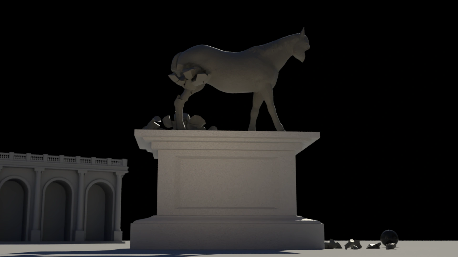Statue Wide